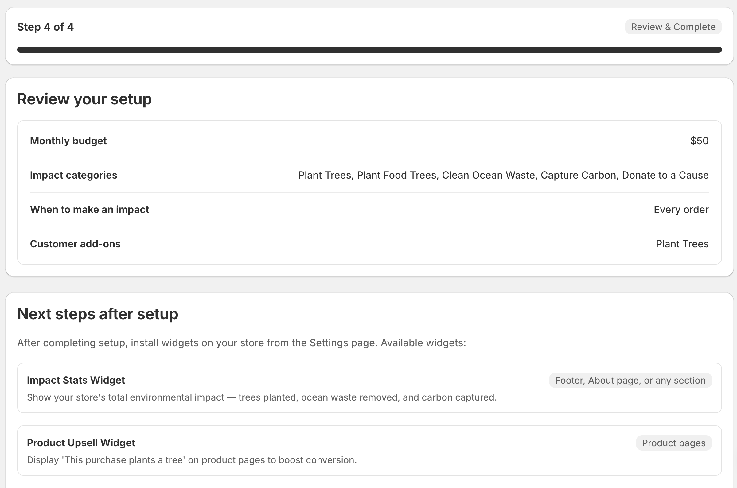 Step 4: Review and go live